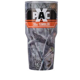 30oz Double Vacuum Wall Tumbler with Lid with JX Camo