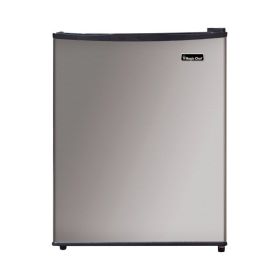 2.4 Cubic-Ft Stainless Steel Refrigerator