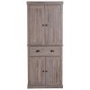 Farmhouse 6ft  Kitchen / Bathroom Storage Pantry Drawer Cabinet Wood Grain