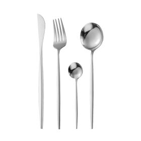 Stainless Steel Portuguese Cutlery Four-piece Set (Color: Silver)