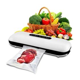 Kitchen Appliance Fully Automatic Vacuum Sealer Food Sealer US Plug (Type: Vacuum Sealer, Color: White)