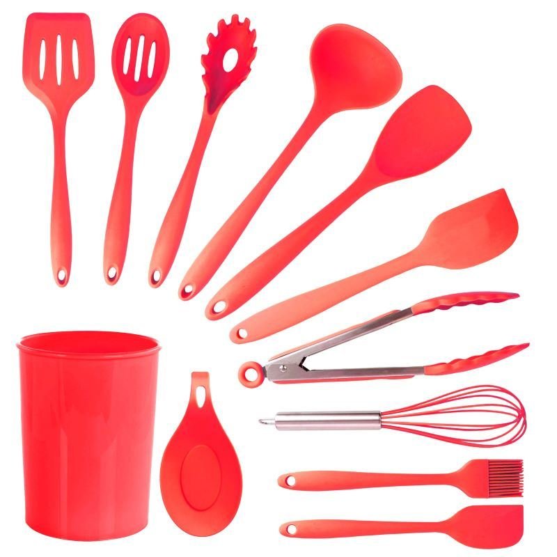 Cooking Baking 10 PCS Spatula Set High Heat Resistant Kitchen Utensil Set Cooking Baking 10 PCS Spatula Set High Heat Resistant Kitchen Utensil Set