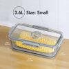 Joybos Seal Timer Food Container 3pcs ( yellow )