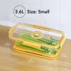 Joybos Seal Timer Food Container 3pcs ( yellow )