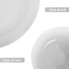 Miibox White Dinnerware Set; 20-Piece Service For 4; with Dinner Plates; Salad Plate; Bowls; Mugs and Teaspoons; Porcelain Durable for Christmas; Hall