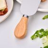 Stainless Steel Cheese Knife Set Kitchen Baking Knife Household Butter Cheese Knife Pizza Knife Fork Shovel (storage Box Not Included)