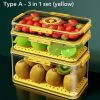 Joybos Seal Timer Food Container 3pcs ( yellow )